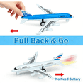 thumbnail image 5 of TYMZDYN Airplane Toys, Metal Plane Pull Back Airplane Toys for 3 4 5 6 Years Old Boys Girls, Die Cast Aircraft Plane Models, Kids' Play Vehicles Aeroplane Airplanes for Kids Birthday Easter Gifts, 5 of 8
