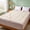 Brown, variant on Cooling Bamboo Fiber Fitted Mattress, Quilted Anti-slip Deep Pocket Design, Soft Breathable Quiet Machine Washable, Comfortable Cooling Pad Universal For Home Hotel Dormitory(Brown,Twin)