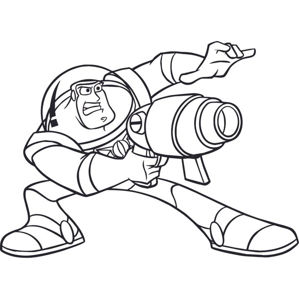 Buzz Lightyear Cartoon Characters Decor Wall Art Vinyl Sticker Design Decal Girls Boys Kids Room