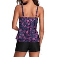 thumbnail image 5 of Trajes de baño para mujer Traje de baño para mujer Conjunto de estampado de moda para mujer Traje de baño deportivo de dos piezas Conjunto de traje de baño para mujer con pantalones cortos Trajes de b, 5 of 5