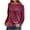 Red, variant on Plus Size Women's Velvet Fluffy Long Sleeve Tunic Tops Crewneck Vintage Blouse Casual Solid Color Velour Pullover Shirt