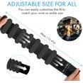 thumbnail image 5 of Wrist Ankle Weights for Women, Adjustable Ankle Weights Strength Training Silicone Bracelets Workout Wrist Ankle Weights for Men Women Yoga Running Dance Ankle Arm Leg Weights (2lb) (Black), 5 of 7