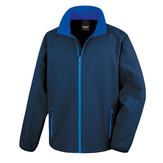 Result Manteau Coquille Souple Imprimable de Base pour Hommes