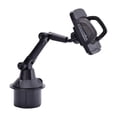 thumbnail image 1 of Soporte para teléfono de coche, base ajustable, universal, multifuncional. Negro, 1 of 9