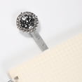 thumbnail image 3 of Black and White Easter Silver Lace-Edged Bookmark: Gift for Book Lovers and Readers - Bookmarks, Reading Accessories, Book Markers, 3 of 5