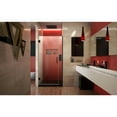 thumbnail image 5 of DreamLine Unidoor Plus 31 1/2 - 32 in. W x 72 in. H Frameless Hinged Shower Door in Satin Black, 5 of 11