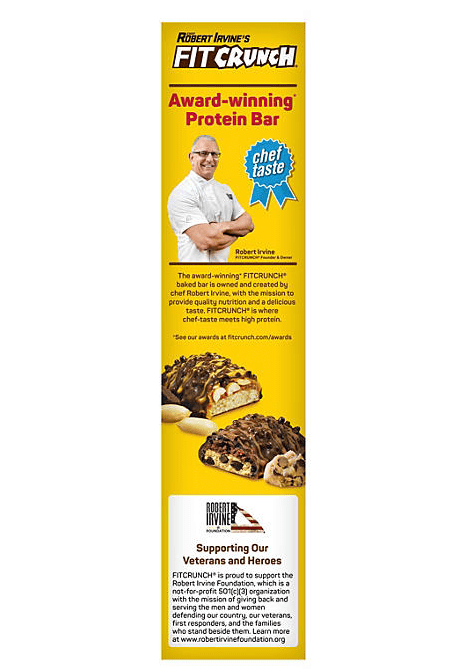 Chef Robert Irvine's FITCRUNCH High Protein Baked Bars, Variety Pack 18 ct.