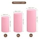 thumbnail image 2 of Juego de 3 Fundas de Spandex para Soporte de Cilindro Uxcell, Rosa Claro (Tela Elástica-Grande), 2 of 5