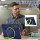 thumbnail image 4 of Funda para Samsung Galaxy Tab S10 Lite/S10 FE/S9 FE de 10,9 pulgadas/Tab S9 de 11 pulgadas, cubierta de silicona resistente con asa, soporte de 360 ​​grados, correa y soporte para S Pen., 4 of 9