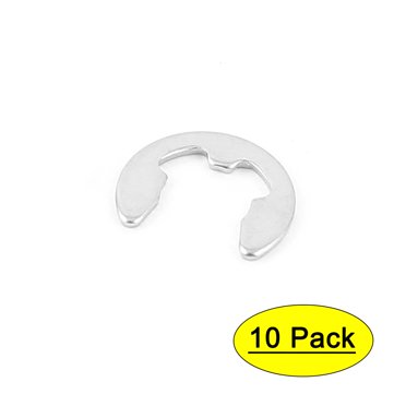 100-Pack 2mm X 5mm 304 Stainless Steel E-Clips / Snap Rings – Uxcell
