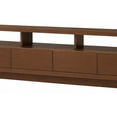 thumbnail image 4 of Mesa para tv nogal moderna con cajones funcionales Reinicia 21 Muebles, 4 of 6
