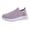 Purple, variant on EaseDay Women's Fashion Sneakers Slip On Walking Shoes Lightweight Breathable Knit Mesh Casual Sneakers for Women with Cushioned Sole and Non Slip Rubber Outsole