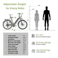 thumbnail image 3 of YareYi 500W Electric Bike for Adults, 20MPH Class 2 Step-Through E-Bike, 26" Electric Bicycle, 468Wh Battery, UL2849, 3 of 8
