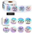 thumbnail image 2 of Sticker 500 Pieces Handmade Self-Adhesive Labels 1.5 Inch Round Self-Adhesive Stickers for Gift Packaging Envelopes Card Wedding Party Birthday, 2 of 5