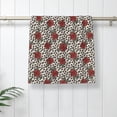 thumbnail image 5 of Salouo Leopard Print Rose for Ultra Absorbent and Soft Hand Towels for Bath, Hand, Face, Gym and Spa-27.5x16in, 5 of 8