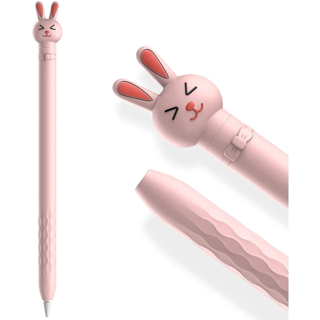 Funda AhaStyle para Apple Pencil 1ª Gen, Funda de Silicona Suave y Adorable Compatible con Apple Pencil 1ª Generación. Levamdar pequeño y fresco