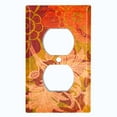 thumbnail image 2 of Metal Light Switch Plate Cover Red Floral Damask Wallpaper WAL027, 2 of 13