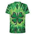 thumbnail image 4 of Jinhomg Holiday Party Shirt for Men Trendy St. Patrick's Day Themed T-Shirt Big and Tall Comfy Short Sleeve Crew Neck Tops Male 2025 Gifts Fall Saving Green XXL, 4 of 5