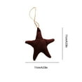 thumbnail image 3 of Korean Dark Red Plush Christmas Tree Pendant, DIY Ornament Package, Wine Color Holiday Decor, for Handmade Christmas Craft Projects, 3 of 6