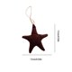 thumbnail image 3 of Colgante de árbol de Navidad de peluche rojo oscuro estilo coreano | Kit de manualidades con adornos | Decoración navideña de 10 x 10 cm, 3 of 6