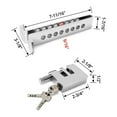 thumbnail image 3 of Car Anti Theft Device Foot Brake Pedal Lock, Gas Brake Clutch Lock, Universal Car Lock Security Protection For Truck/Auto/SUV/Van Heavy Duty Vehicle-Ninehole brake lock, 3 of 7