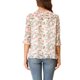 thumbnail image 3 of CAMISAS DE MUJER INSPIRADORAS CHIC CON MANGAS 3/4 Y HEMBRAS RIZADAS DE CHIFFON FLORAL L BLANCAS, 3 of 6