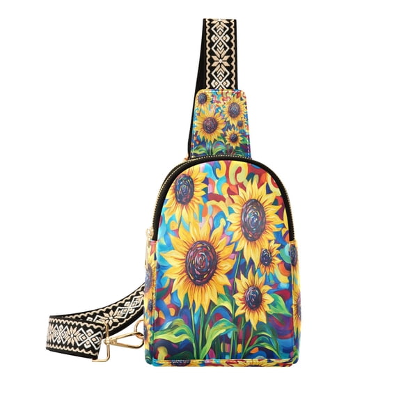 BZSMCE Crossbody Fashion Sunny Whirlwind Printed Waist Packs