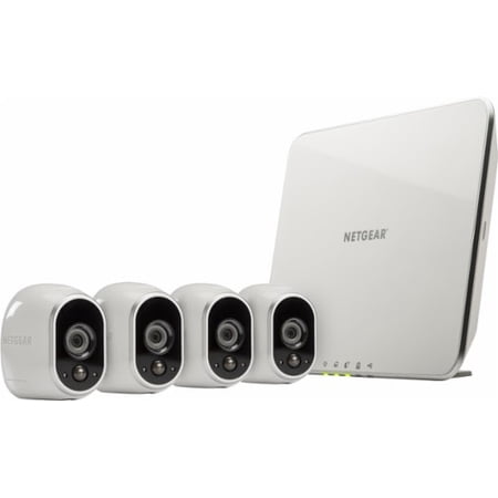 Arlo 720P HD Security Camera System VMS3430 - 4 Wire-Free Battery Cameras