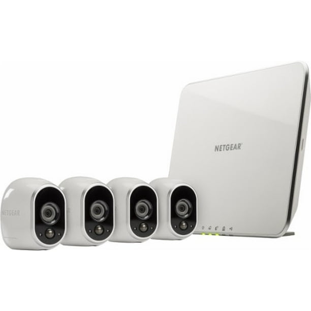 Arlo 720P HD Security Camera System VMS3430 4 WireFree Battery