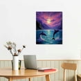 thumbnail image 3 of Acheng Jumping Dolphins   Canvas Wall Art 12x16 in, 3 of 5