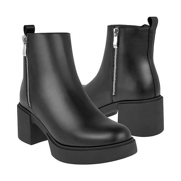 BOTINES CAPA DE OZONO MUJER 653001 SIMIPIEL NEGRO