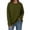 Army Green, variant on TKLPEHG Solid Color Crewneck Sweatshirts Women With Pocket Long Sleeve Loose Fit Tunic Sweatshirt Casual Pullover Fall Clothes (Navy,XXXL)