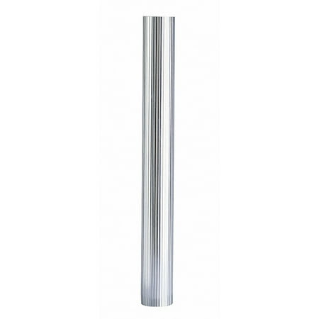 Tapered Pedestal - Garelick 75347:01 Table Pedestal for Smaller Boats - Fluted Taper Stanchion Post Only (Flush Mount)