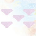 thumbnail image 1 of OULII Culottes Menstruelles Jetables 5 Pcs Culottes en Coton Roses pour Femmes Post-Partum, 1 of 8
