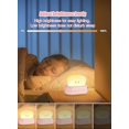 thumbnail image 3 of Toaster Lamp, Rechargeable Small Lamp Desk Decor with Smile Face Toast Bread Cute Toaster Shape Room Decor Night Light for Bedroom, Bedside, Living Room, Dining, Desk Decorations, Gift (Pink), 3 of 5