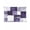 purple, variant on Teal Geometric Sun Shade Sail 8'x10' Rectangle Outdoor Shade Canopy, Vintage Oil Painting Contemporary Porch Shades Outdoor Sun Blocking Screen, Sunshade Cloth Covers for Patio/Deck/Garden
