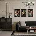 thumbnail image 2 of Hieng Large landscape Framed Canvas Wall Art 16x24 Inch Set of 3 Vintage Nature Scenery Wall Decor Lake Woodland Art Print for Living Room Bedroom Office, 2 of 5