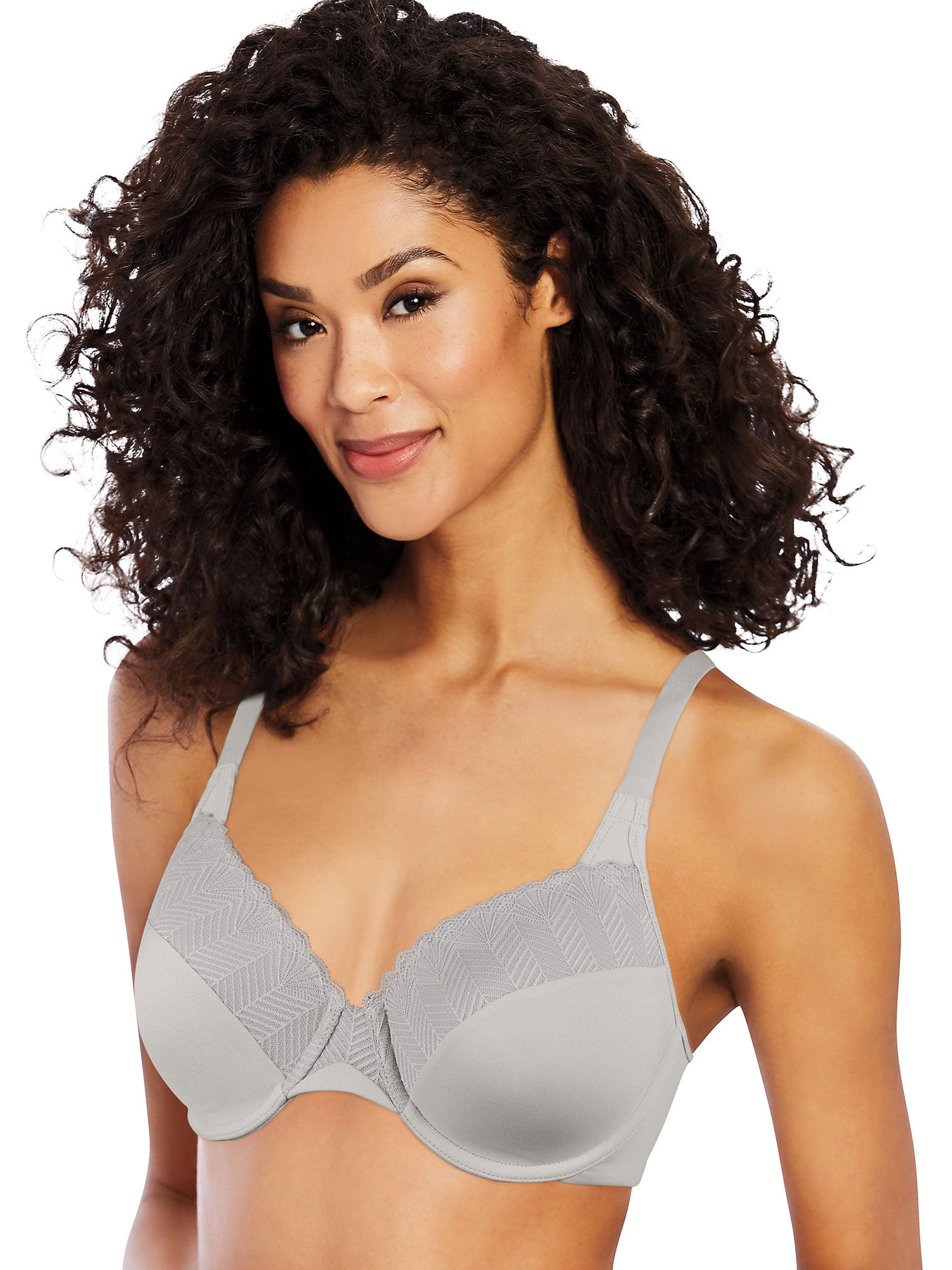 Bali Women's Passion for Comfort Worry-Free Underwire Bra 42C Crystal Grey 