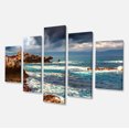 thumbnail image 2 of Volcanic Beach Stormy Weather - Seashore Canvas Art Print, 2 of 3