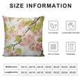 thumbnail image 5 of Nawypu  Pillow Case Decorative Cushion Cover Peach Blossom Pattern Pillowcase, 5 of 5