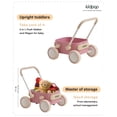 thumbnail image 3 of Kidpop PULA Carro de Empuje y Arrastre 2 en 1, Andador de Empuje para Bebés para Primer Aprendiz de 7 Meses a 4 Años, Regalos de Cumpleaños de Un Año, Robusto y Seguro, Interiores y Exteriores (Rosa), 3 of 5