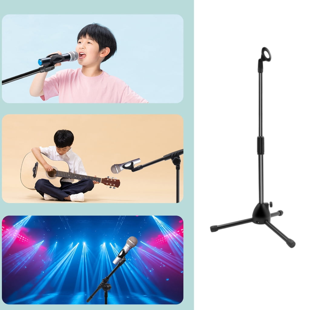 UniversalW1re1essMicrophone Floor Stand For Guitars Erhu Adjustable Telescopic