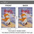 thumbnail image 5 of Snowman Dog Winter Garden Flag 12x18 Inch Double Sided Vertical Burlap Outdoor Christmas Garden Flags, 5 of 6