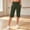 Green, variant on Knee Length Shorts Women Plus Size Polyester,Spandex High Waist Dress Pants with Pockets for Yoga Business Travel Casual Yoga Shorts with Pockets Grey,S