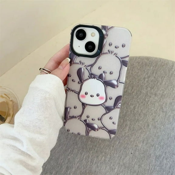 Sanrio Hello Kitty Pochacco Phone Case for iPhone 14 13 12 11 Promax Cute Cartoon Kawaii Frosted Hard Shell Anime Accessories