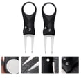 thumbnail image 2 of EeaseCA 2 Pcs Poignée en Acier Inoxydable Outil de Réparation de Gazon de Golf Fourche, 2 of 7