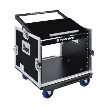 Sound Town Shock Mount 8U ATA Rack Case with 21 Rackable Depth, 11U ...