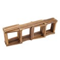 thumbnail image 3 of Fosa Wood Wine Rack,Foldable Wooden Wine Rack Organizer Display Shelf 10 Bottles Capacity , Wine Rack, 3 of 8