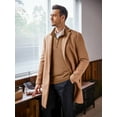 thumbnail image 6 of COOFANDY Mens Slim Fit 1/4 Zip Up Mock Neck Polo Sweater Casual Long Sleeve Sweater Pullover Sweaters, 6 of 18