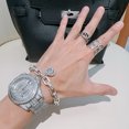 thumbnail image 3 of Hermès bracelet Very simple metal line design Fashionable and versatile, 3 of 8